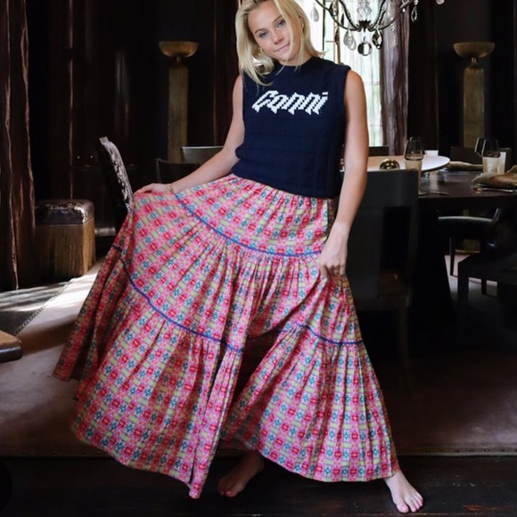 NWT Brooks Avenue Moroccan Maxi Skirt - Picture 7 of 7